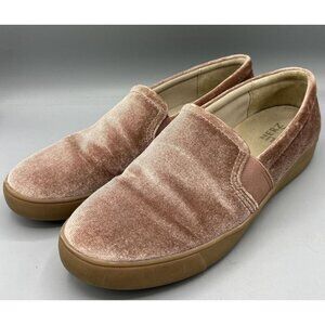 Naturalizer Payson 2 Dusty Rose Slip On Velvet Women's Loafers 9 Casual Comfort